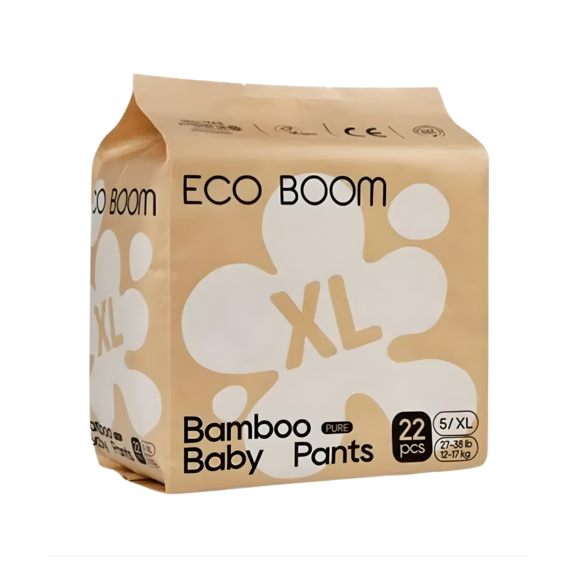 Pañal tipo Calzón Eco Boom Talla 5 XL 12-17 KG 22 U