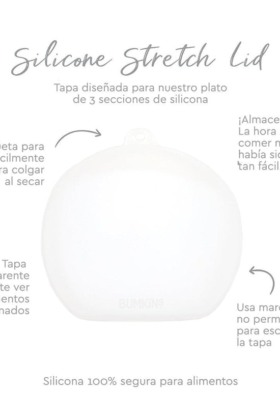 PLATO CON AGARRE + TAPA  BUMKINS