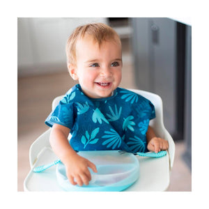 PLATO CON AGARRE + TAPA  BUMKINS