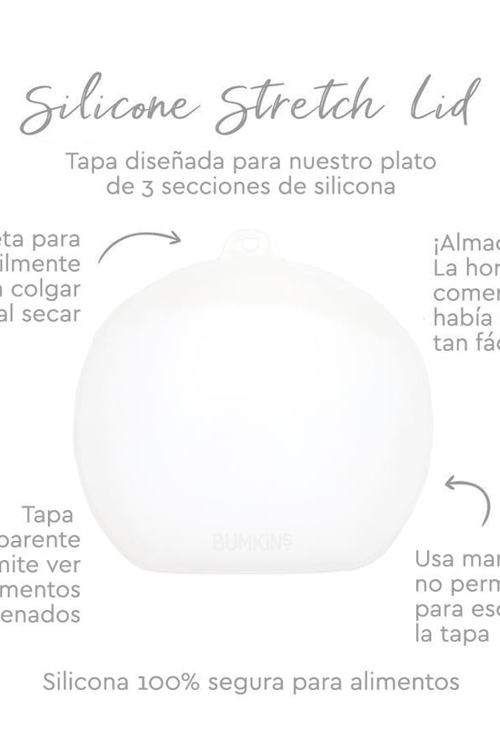 PLATO CON AGARRE + TAPA  BUMKINS