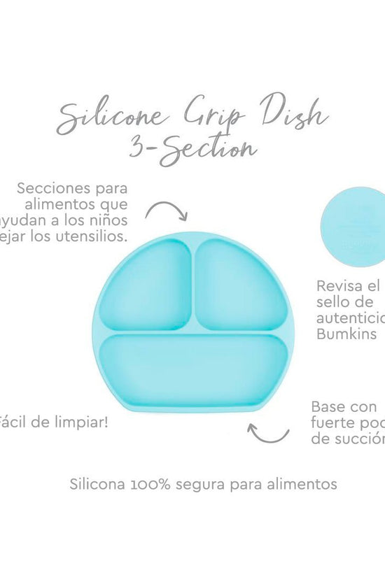 PLATO CON AGARRE + TAPA  BUMKINS