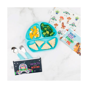 PLATO CON AGARRE + TAPA  BUMKINS