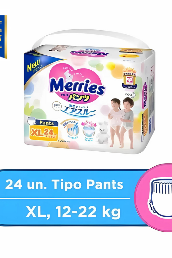 PAÑALES MERRIES PANTS APRENDIZAJE JUMBO