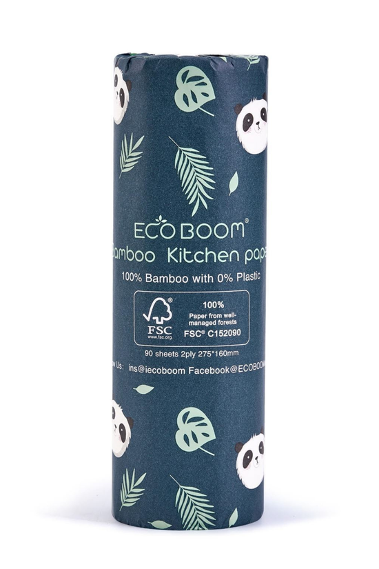 Papel de Cocina Eco Boom de Bambú 100% Virgen