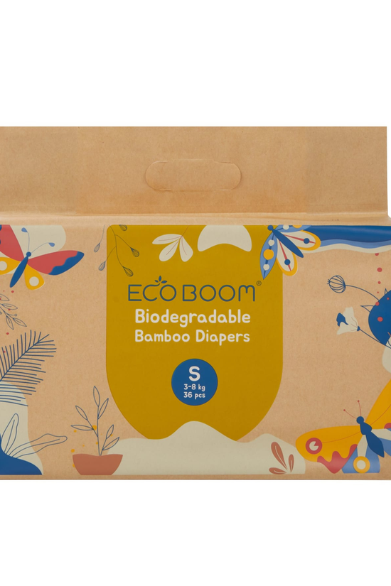 Pañales de Bambú Eco Boom Joy Talla S 3-8 KG 36 U