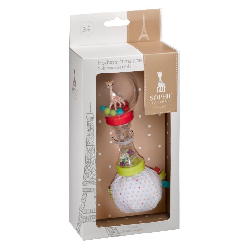 Sonajero Sophie la girafe soft maracas rattle