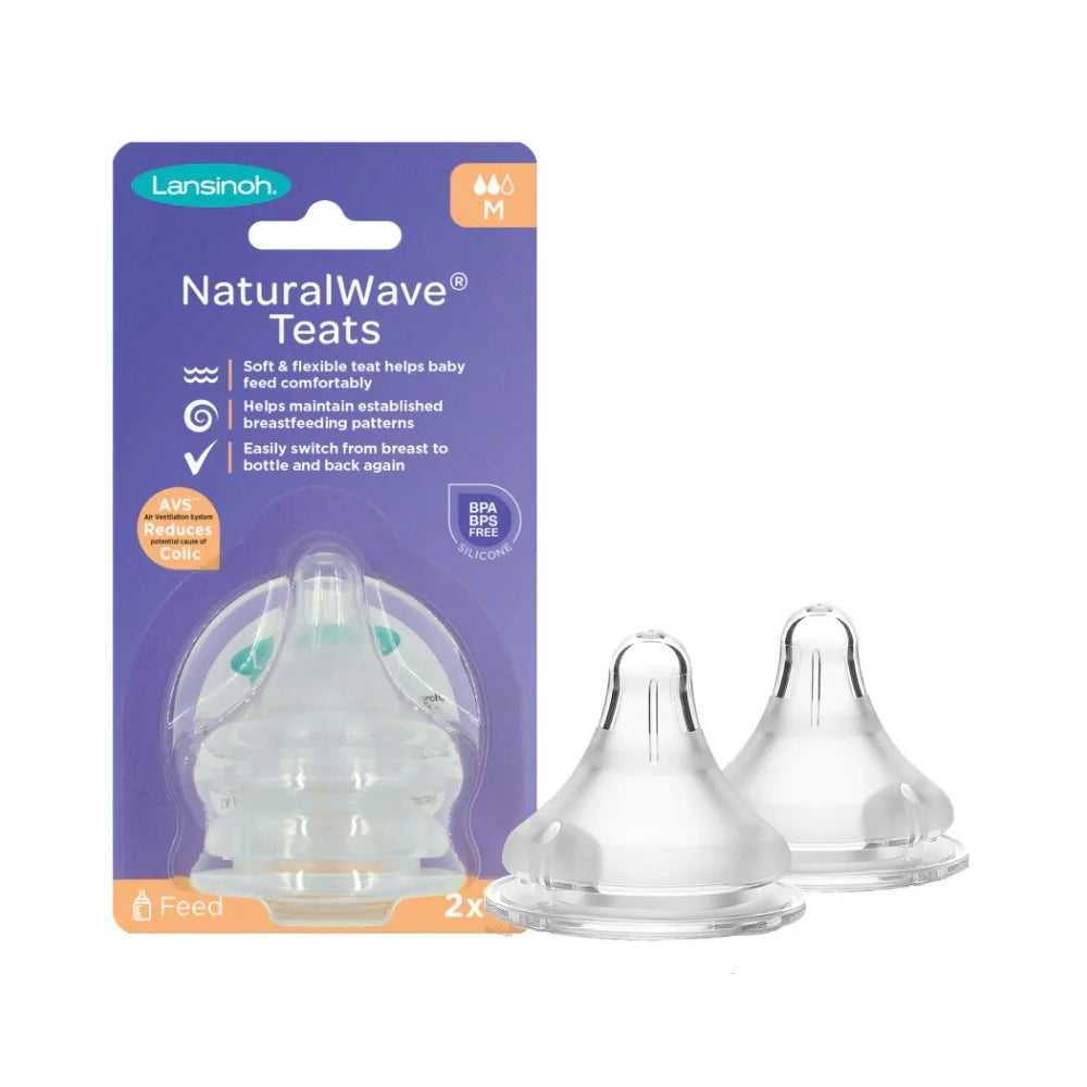 Tetina Mamadera Lansinoh NaturalWave Pack x2