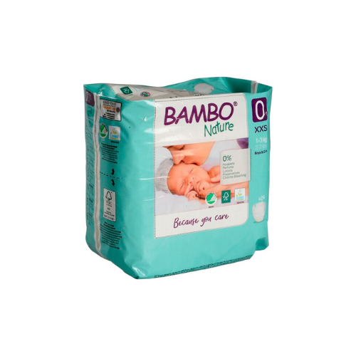 PAÑAL  ECO FRIENDLY 0 24 U - BAMBO NATURE