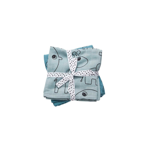 MUSELINA AZUL 120 X 120 CM 2 U - DONE BY DEER