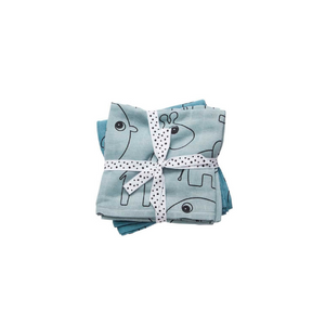 MUSELINA AZUL 120 X 120 CM 2 U - DONE BY DEER