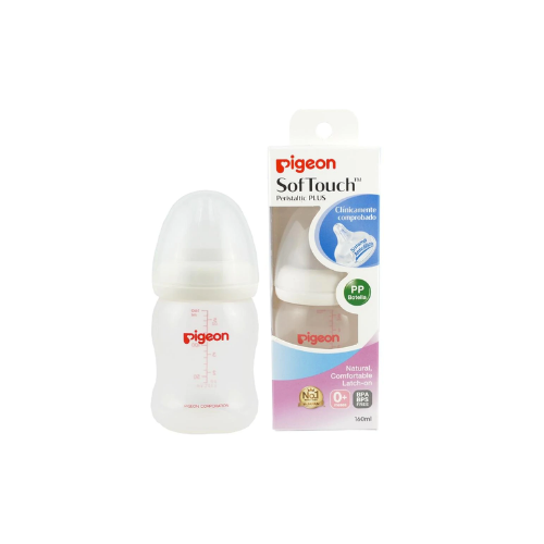 MAMADERA SOFT TOUCH BOCA ANCHA 160ML - PIGEON