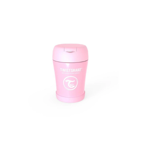 TERMO PARA COMIDA ROSADO PASTEL 350ml - TWISTSHAKE