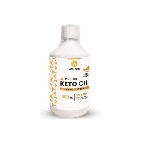 KETO OIL MCT Plus 480ml. - WELLPLUS