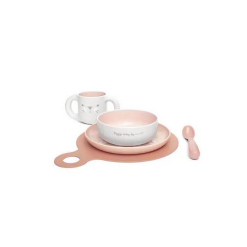 VAJILLA APRENDIZAJE HYGGE ROSA - SUAVINEX