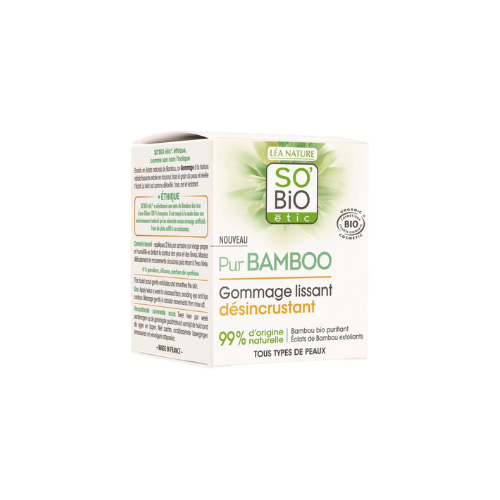 EXFOLIANTE FACIAL SUAVE BAMBOO  50 ml - SO BIO ETIC