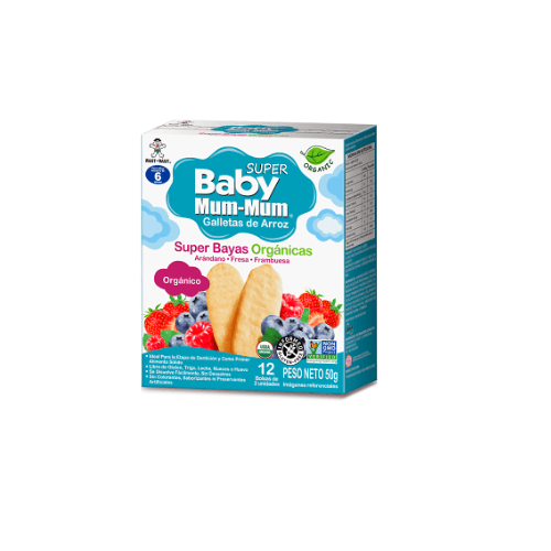 GALLETAS BERRYS 50 GR - BABY MUM MUM