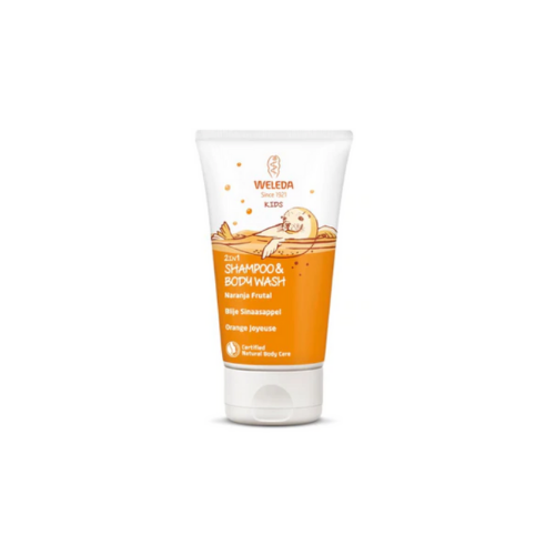 SHAMPOO Y GEL DE DUCHA NIÑOS NARANJA FRUTAL 150 ML- WELEDA