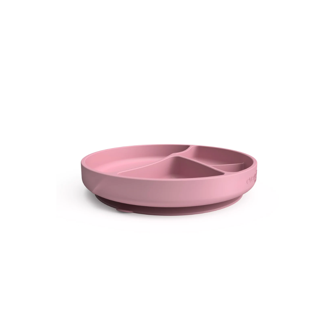 PLATO DE SILICONA CON VENTOSA  ROSADO - EVERYDAY BABY