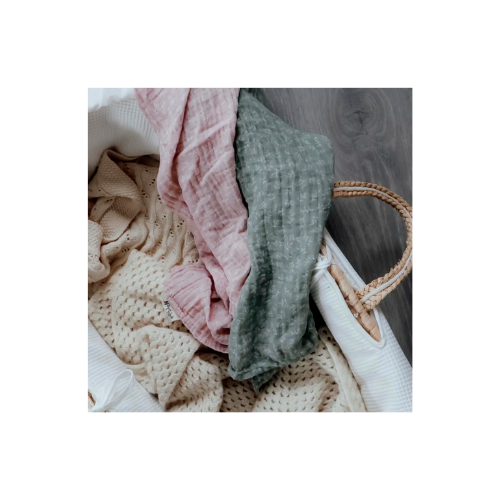 PACK DE 2 MUSELINA VERDE NATRUBA
