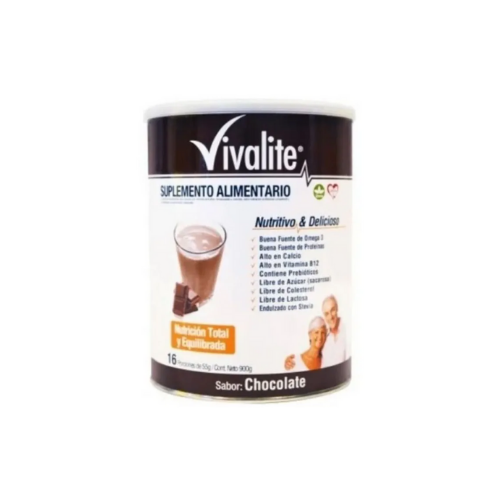 SUPLEMENTO ALIMENTARIO CHOCOLATE 900 GR - VIVALITE