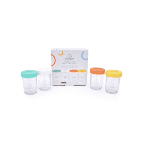 Contenedor De Vidrio Babyglasss 240 Ml 4 U