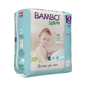 PAÑAL ECO FRIENDLY BAMBO NATURE TALLA 3 M