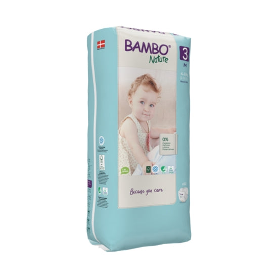 PAÑAL BAMBO NATURE - ECO FRIENDLY  3 (52 u.)
