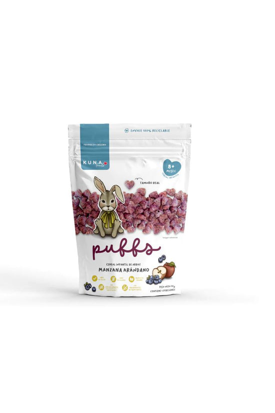 PUFFS MANZANA ARÁNDANO 50 GR - KUNA