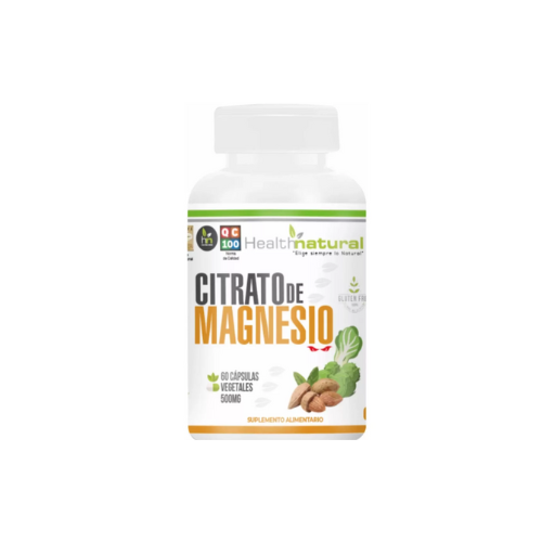 CITRATO DE MAGNESIO  400 mg 60 Caps - HEALTH NATURAL