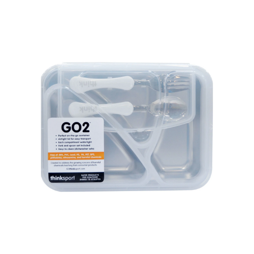Contenedor GO2 Thinksport Rosado Incluye Cubiertos