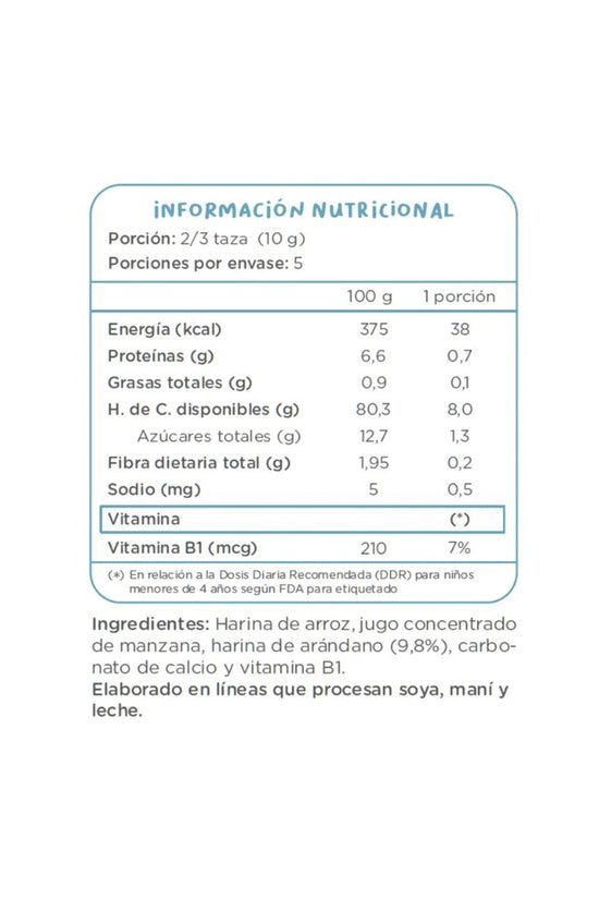 PUFFS MANZANA ARÁNDANO 50 GR - KUNA