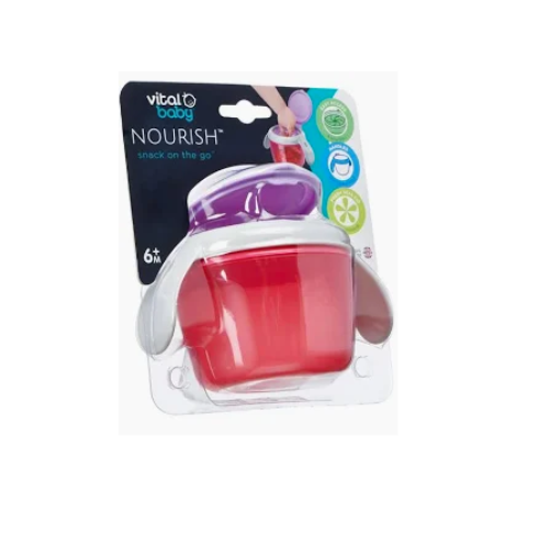 BOWL PARA SNACKS ROSADO - VITAL BABY