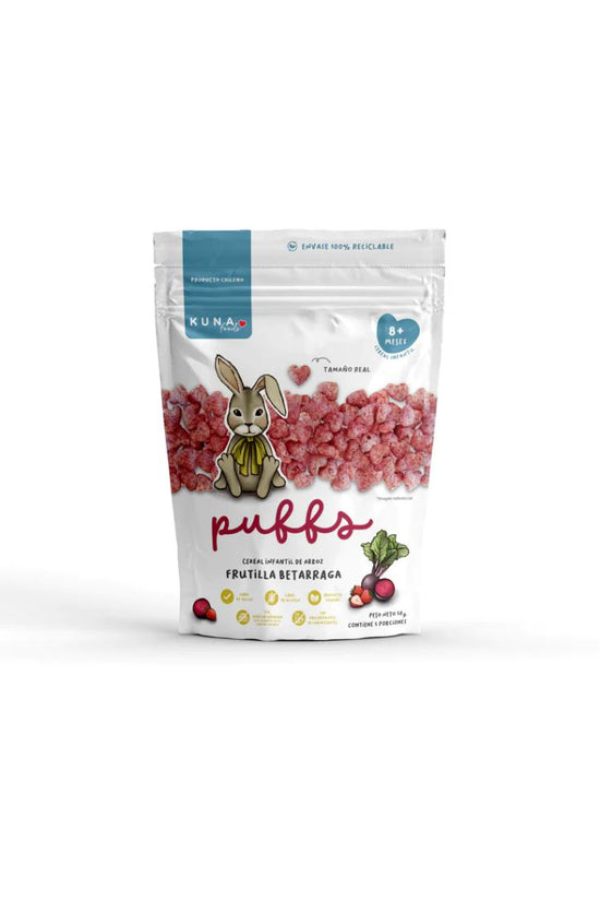 PUFFS FRUTILLA BETERRAGA 50 GR - KUNA