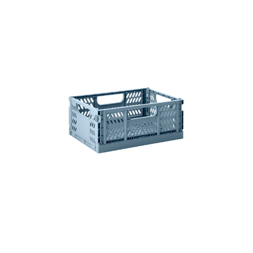 CAJA PLEGABLE MODERNA MEDIANA AZUL - 3 SPROUTS