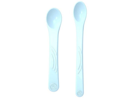 CUCHARAS RECTAS TWISTSHAKE  CELESTE (2 U.)