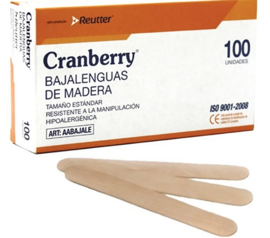 Baja Lengua Cranberry 100 Unidades