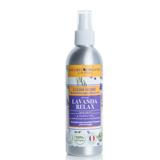 CLEAN HOME RITUAL LAVANDA RELAX  70% ALCOHOL - NATUREL ORGANIC