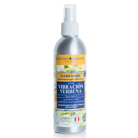 CLEAN VIBRACIÓN VERBENA- 70% ALCOHOL - NATUREL ORGANIC