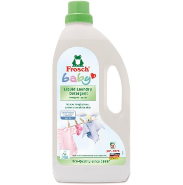 Detergente líquido para ropa Frosch Baby, 1.5 L – Be happy