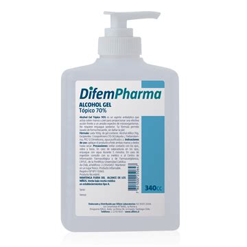 ALCOHOL GEL - DIFEM 340 ml.