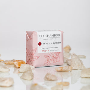 SHAMPOO CABELLO SECO & CRESPO DE GOJI 70 GR - ECOSHAMPOO