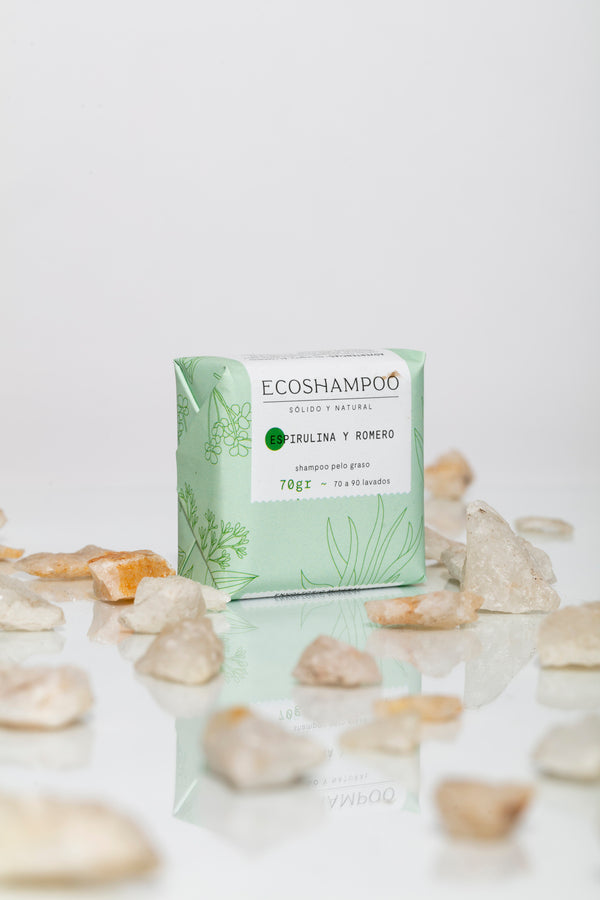 PELO GRASO DE ESPIRULINA /70 GRS - ECOSHAMPOO