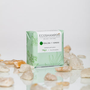 PELO GRASO DE ESPIRULINA /70 GRS - ECOSHAMPOO