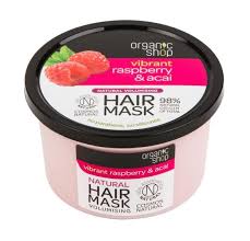 MASCARA CAPILAR RASPBERRY & ACAI 250 ML - ORGANIC SHOP