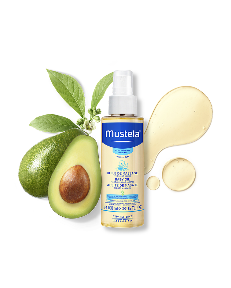 Aceite De Masajes Bebe 100 Ml Mustela