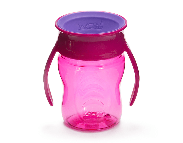 VASO BABY TRITAN ROSADO - WOW CUP