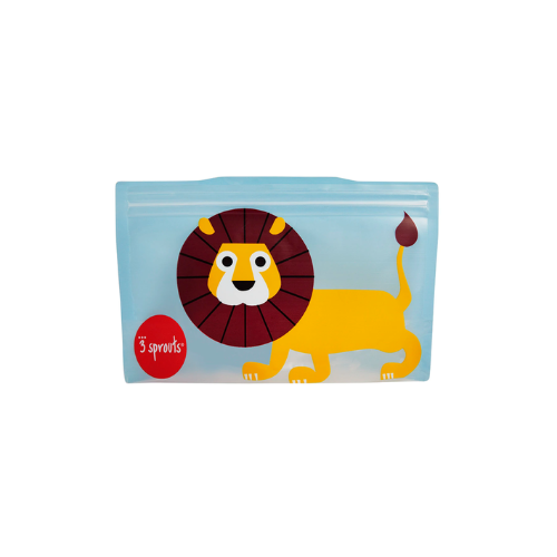 BOLSAS REUTILIZABLES PARA SNACK LEÓN (2UN )- 3 SPROUTS