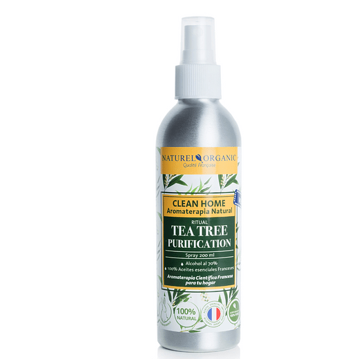 CLEAN VIBRACIÓN TEA TREE- 70% ALCOHOL - NATUREL ORGANIC