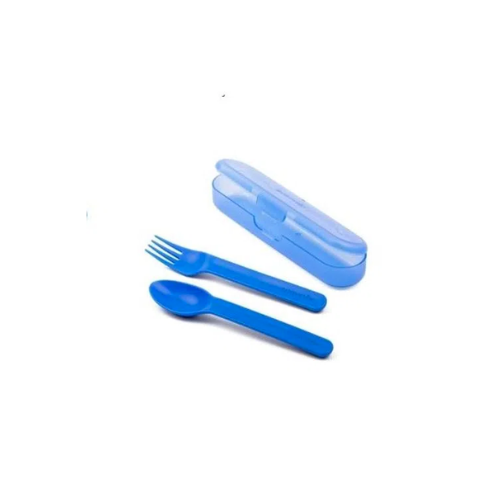 CUBIERTOS + ESTUCHE, AZUL - SUAVINEX
