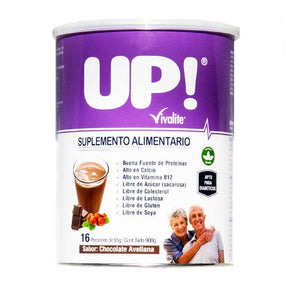 UP SUPLEMENTO CHOCOLATE AVELLANA  900 GR - VIVALITE